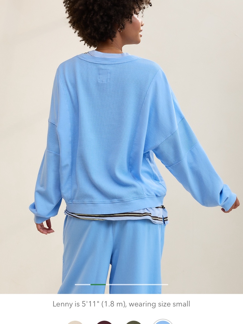 Aerie Unwind Waffle Long Sleeve Tshirt - Picture 2 of 5